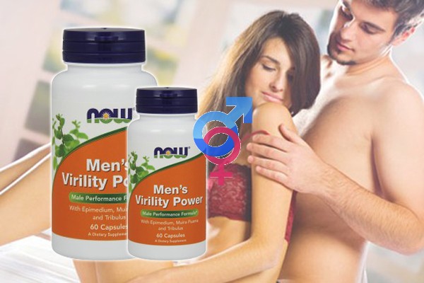 NOW Men's Virility Power 120 caps giúp tăng ham muốn trong quan hệ tình dục