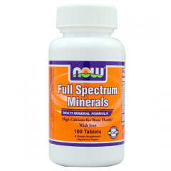 Now Full Spectrum Minerals – thuốc uống bổ sung khoáng chất, tăng cường sức khỏe toàn diện, 100 viên