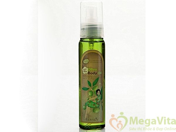 Tinh chất dưỡng thể olive tinh khiết luvskin eco pure olive body essance 90ml