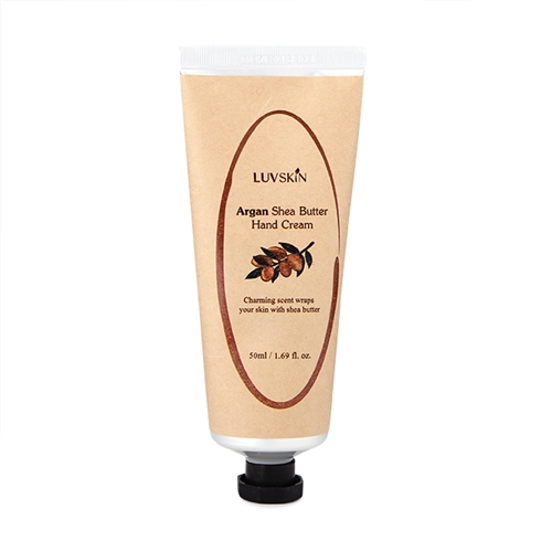 Kem dưỡng da tay hàn quốc luvskin argan shea butter hand skin cream 50ml, dành cho da tay đang bị lão hóa