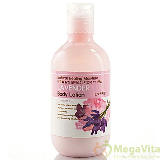 Sữa dưỡng thể hoa oải hương luvskin natural healing moisture lavender body lottion 250ml