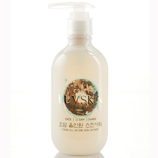 Sữa rửa mặt nhân sâm luvskin o'sam all in one skin shower 250ml