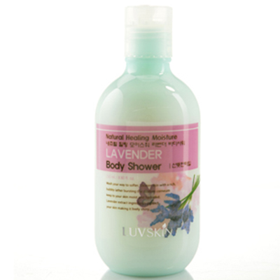 Sữa tắm dưỡng ẩm hoa oải hương luvskin natural healing moisture lavender body shower 250ml