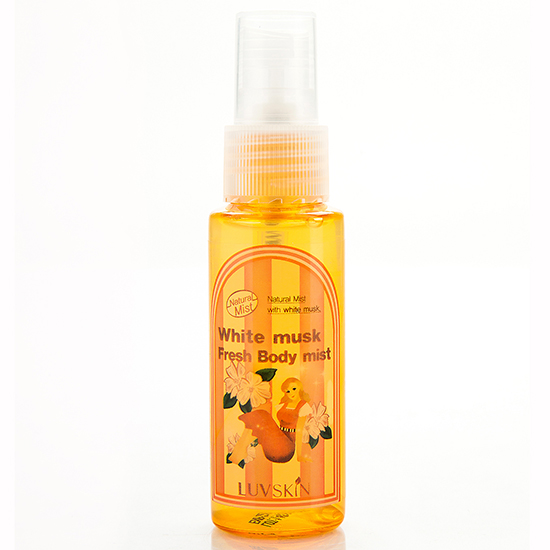 Xịt khoáng dưỡng thể xạ hương luvskin white musk fresh body mist 30ml