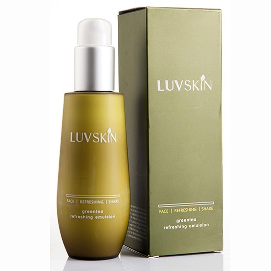 Sữa dưỡng làm sáng da trà xanh luvskin greentea refreshing emulsion 150ml