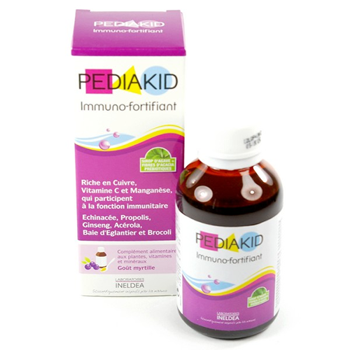 Siro tăng cường hệ miễn dịch cho bé pediakid immuno fortifiant 125ml