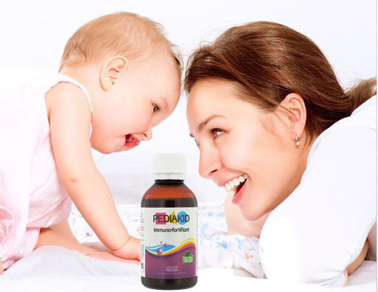 Siro tăng cường hệ miễn dịch cho bé pediakid immuno fortifiant 125ml