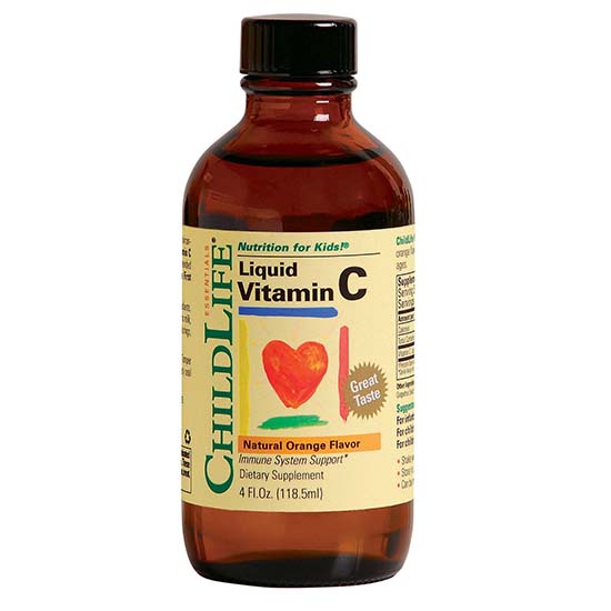 Nước uống bổ sung vitamin c cho bé từ 6 tháng tuổi đến 12 tuổi childlife liquid vitamin c 118.5ml