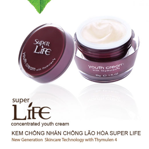 Kem chống nhăn, chống lão hóa da mặt nature care super life 30g