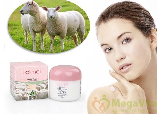 Kem trị nám và tàn nhang nhau thai cừu nature care lanolin cream with placentra 100g