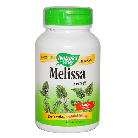 Nature's way melissa leaves lemon balm – viên uống trị chứng lo âu, giảm stress, tăng cường trí nhớ, 100 viên