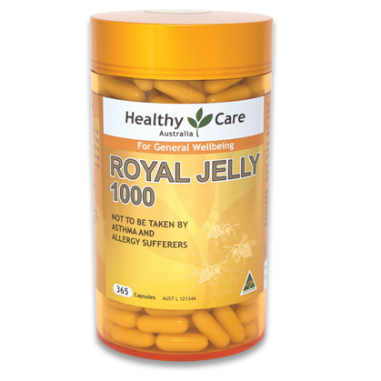 Sữa ong chúa của Úc healthy care royal jelly 1000mg 365 viên