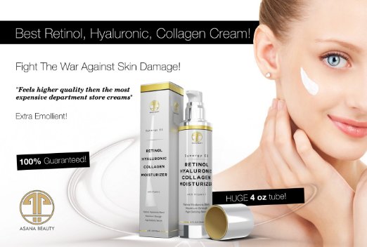 Kem dưỡng ẩm da mặt, chống lão hóa cao cấp từ mỹ retinol hyaluronic collagen moisturizer 120ml