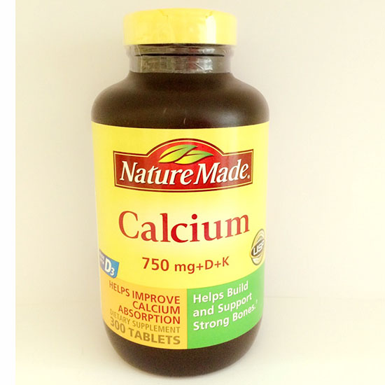 Nature Made Calcium 750 mg + D + K