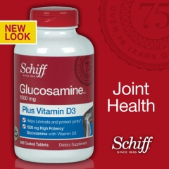 Schiff Glucosamine Plus MSM 1500mg 340 viên: Thuốc hỗ trợ và điều trị các triệu chứng về xương khớp