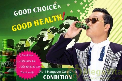 Nước giải rượu bia cj healthcare condition hộp 10 chai