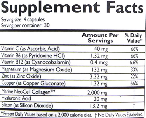 Viên uống trẻ hóa da, giảm nếp nhăn, tái tạo da hư tổn neocell marine collagen 2000mg 120 viên