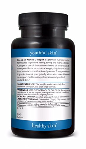 Viên uống trẻ hóa da, giảm nếp nhăn, tái tạo da hư tổn neocell marine collagen 2000mg 120 viên