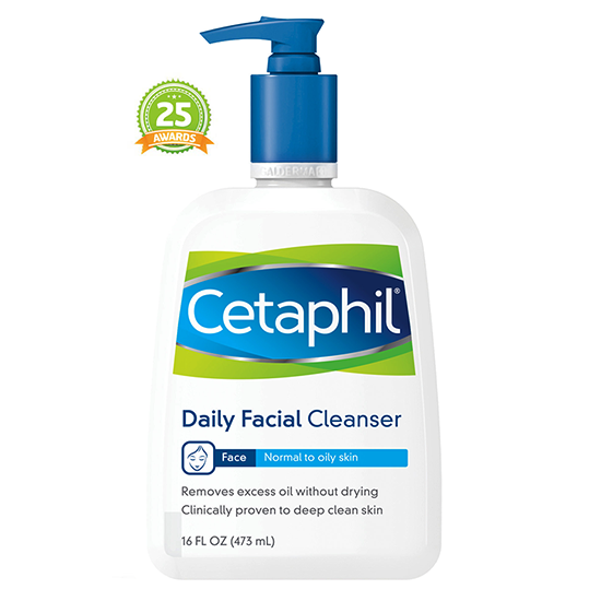 Sữa rửa mặt cetaphil daily facial cleanser dành cho mọi loại da của canada 473ml