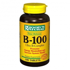 Good’N Natural B-100 Utra B-Complex– Viên uống bổ sung vitamin B giúp tăng cường sức khỏe, 100 viên