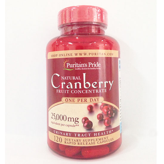 Viên uống puritan’s pride natural cranberry