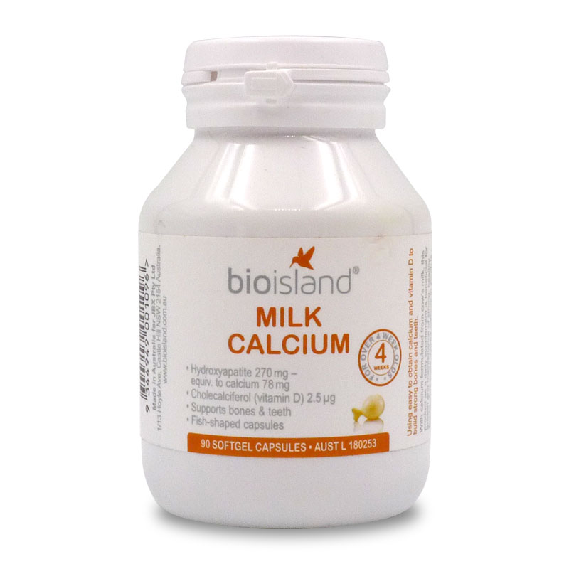 vì sao nên chọn viên uống calcium milk bio island để bổ sung canxi cho bé