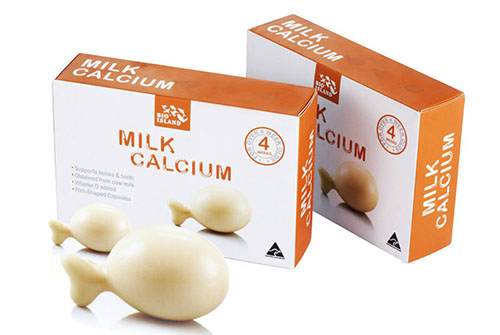 Viên sữa bổ sung canxi cho bé từ 1 tháng tuổi trở lên calcium milk bio island của Úc hộp 90 viên