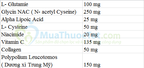 Primo beauty clinic whitening essence - viên uống nâng cao giúp trắng da và chống nắng cho người khó làm trắng 60 viên