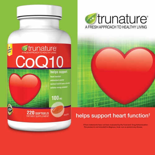 Trunature® coq10 viên uống bổ tim mạch hiệu quả, 100mg, 220 viên