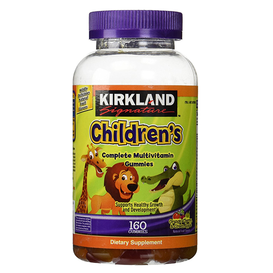 Kẹo dẻo dinh dưỡng cho bé kirkland signature complete children’s multivitamin gummies 160 viên