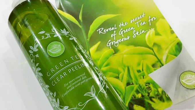 tẩy tế bào chết green tea clear peeling hình 2