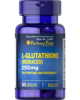 viên uống trắng da, ngăn sạm da puritans pride glutathione reduced 60 viên hình 2