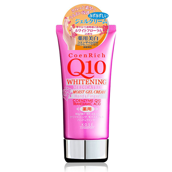 kem dưỡng da tay làm trắng da kose coen rich q10 whitening medicated 80g hình 1