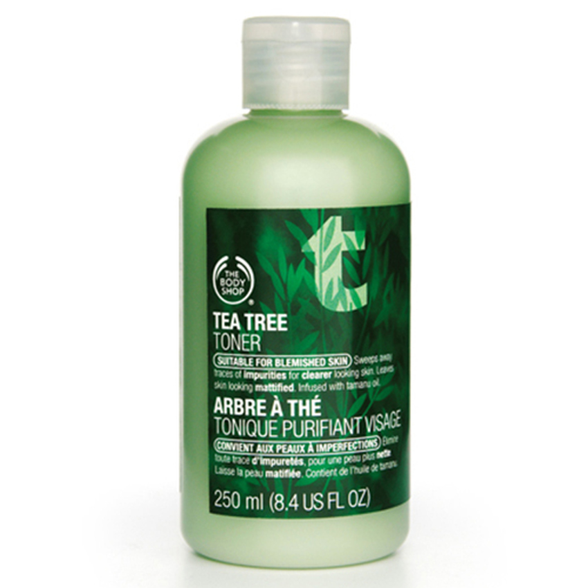 toner cho da dầu và mụn the body shop tea tree skin clearing toner 250ml hình 1