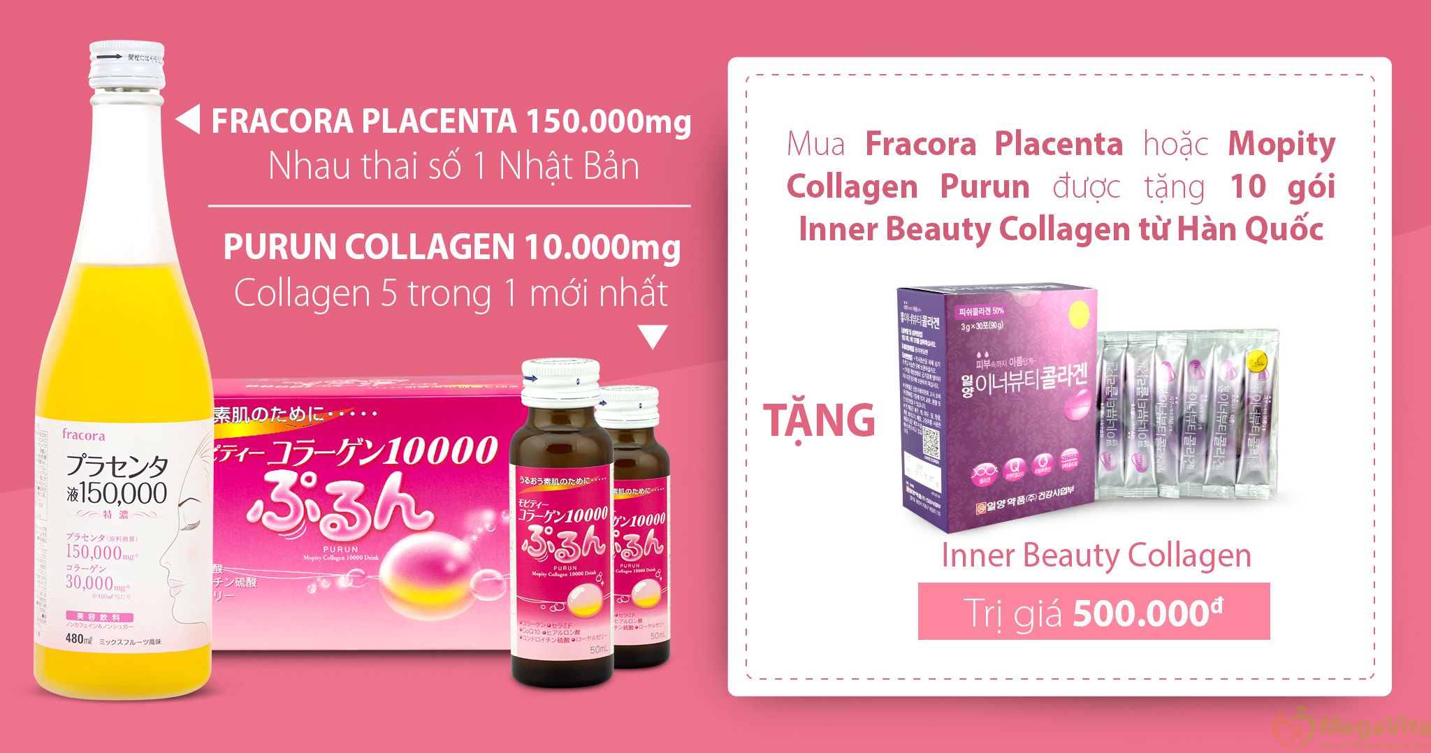 nước uống trắng da xóa mờ thâm nám nhật bản fracora placenta 480ml hình 5