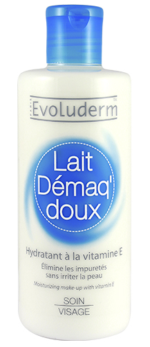 Sữa tẩy trang Evoluderm Lait Demaq Doux dưỡng ẩm cho da 250ml hình 1