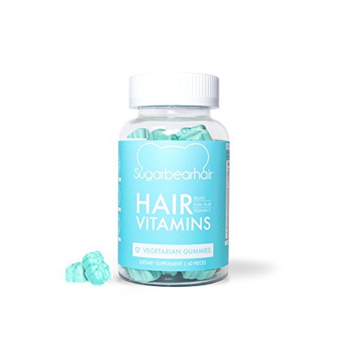 Kẹo dẻo kích thích mọc tóc Sugar Bear Hair của Mỹ hộp 60 viên hình 1