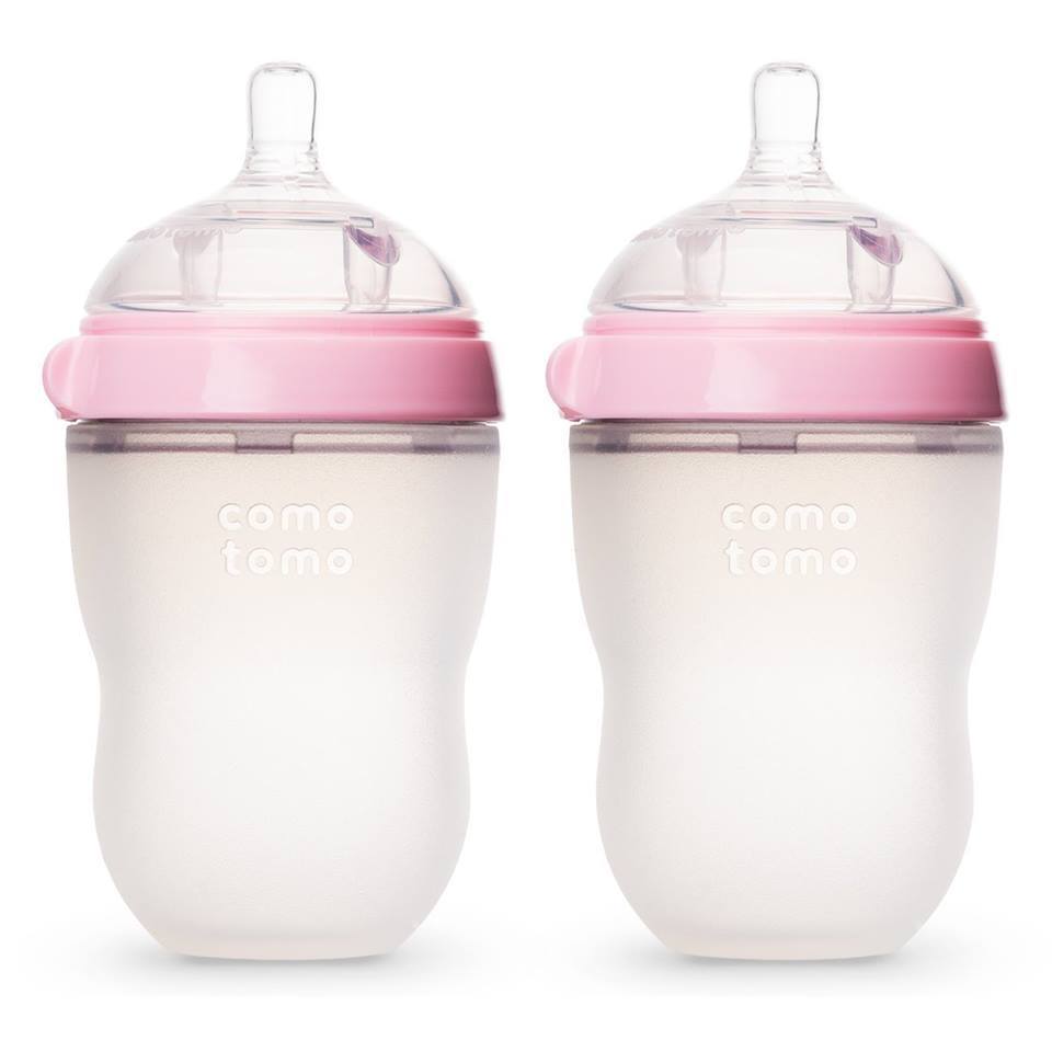 Bộ 2 bình sữa Como Tomo siêu mềm mô phỏng ti mẹ 250ml hình 2