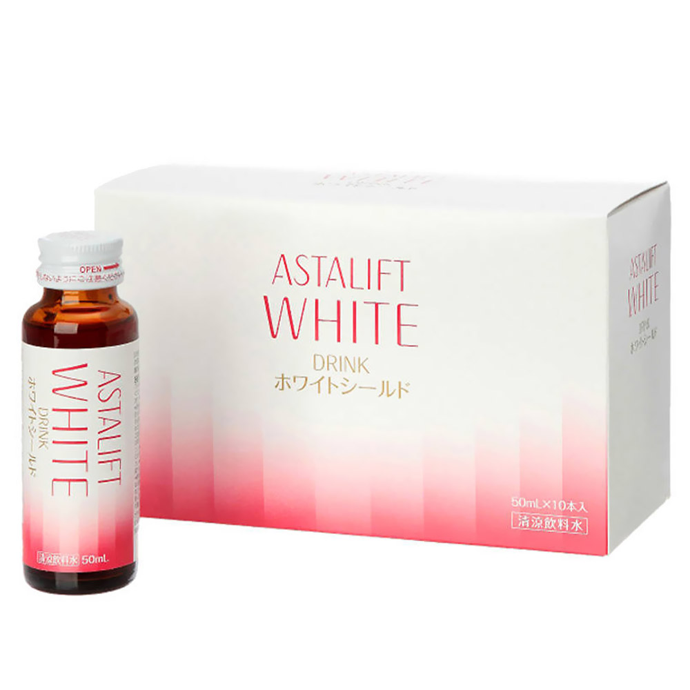 Nước uống Collagen làm trắng da Astalift Drink WhiteShield của Nhật Bản hộp 10 chai hình 1