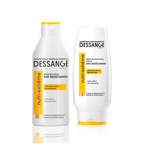 Bộ dầu gội và dầu xả dành cho tóc khô xơ, hư tổn Dessange Nutri Extreme của Tây Ban Nha hình 1