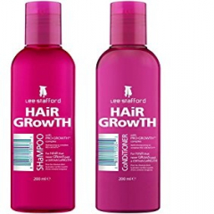 Bộ dầu gội và dầu xả Lee Stafford Hair Growth kích thích tóc mọc nhanh và dài của Anh