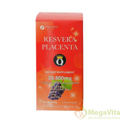Viên uống hỗ trợ trị nám nội tiết Fine Resvera Placenta Q Nhật Bản hộp 120 viên