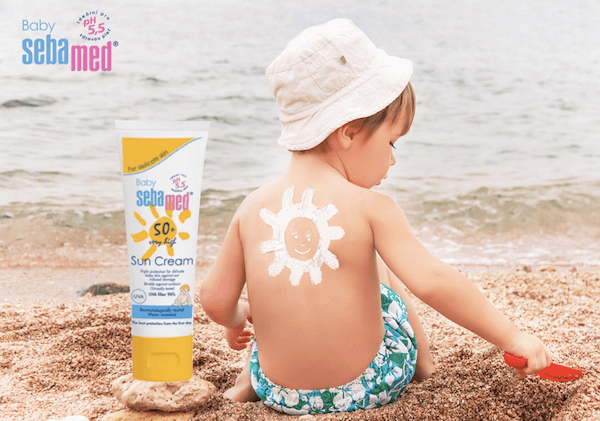 Kem chống nắng trẻ em bảo vệ và dưỡng ẩm da cho bé Baby Sebamed SPF 50+ của Đức tuýp 150ml hình 2