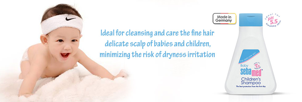 Dầu gội trẻ em không cay mắt dịu nhẹ Baby Sebamed Children Shampoo của Đức chai 500ml hình 8