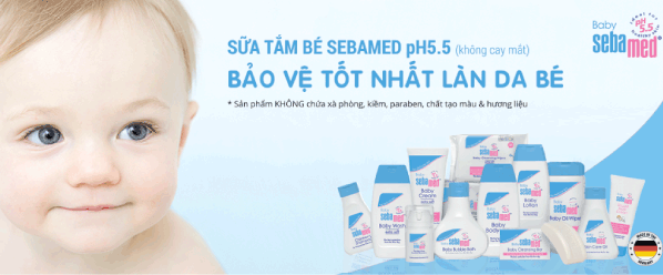 Sữa tắm cho bé tạo bọt không cay mắt Sebamed Baby Bubble Bath của Đức 500ml