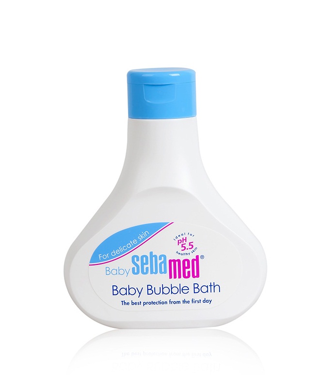 Sữa tắm cho bé tạo bọt không cay mắt Sebamed Baby Bubble Bath của Đức 500ml