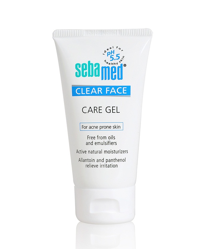 Gel dưỡng ẩm, kiềm dầu cho da mụn Sebamed Clear Face Care Gel của Đức tuýp 50ml hình 8