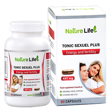 Viên uống thảo dược tăng cường ham muốn và độ dẻo dai cho cả nam và nữ Nature Life Tonic Sexuel Plus của Pháp hộp 60 viên hình 8