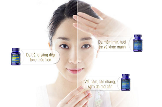 Viên uống dưỡng trắng da, giải độc gan, tăng sức đề kháng Puritans Pride Glutathione Reduced 500mg của Mỹ hộp 30 viên hình 2