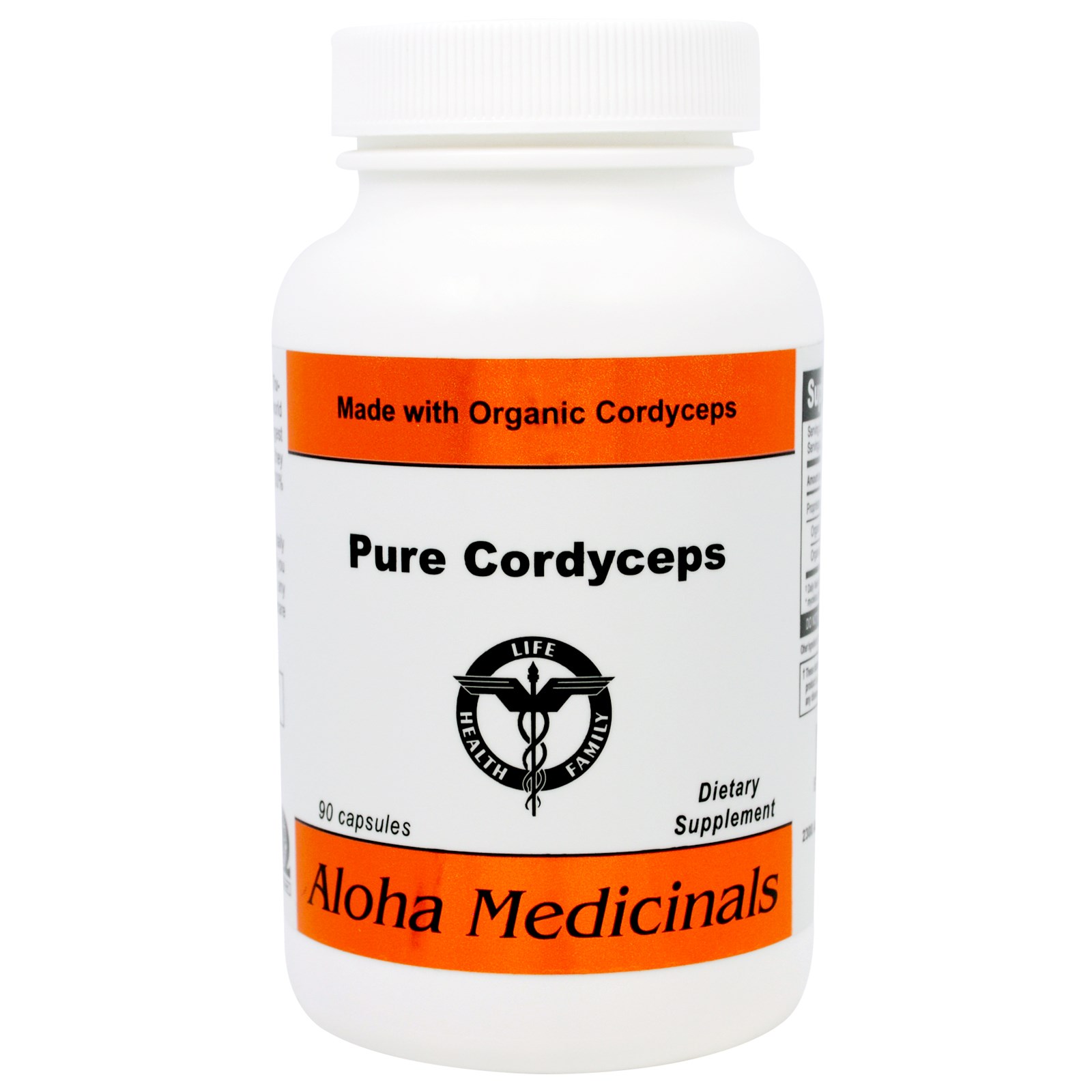 Đông trùng hạ thảo pure cordyceps aloha capsules 525 mg 90 viên 